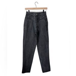 Rockies Vintage Southwestern Bareback Denim Straight Leg Washed Black Jeans